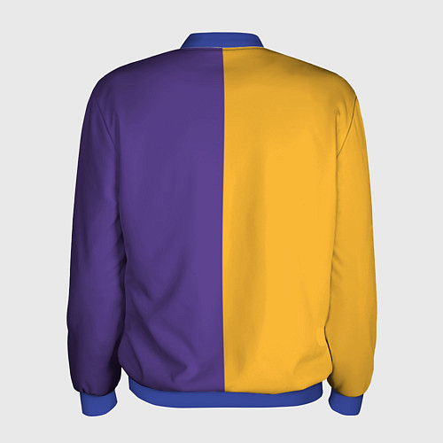 Мужской бомбер LA LAKERS / 3D-Синий – фото 2