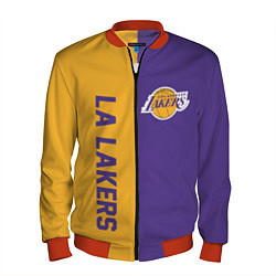 Бомбер мужской LA LAKERS, цвет: 3D-красный