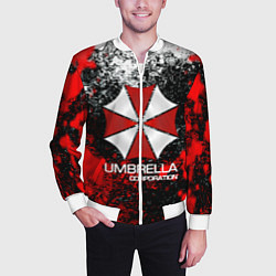 Бомбер мужской UMBRELLA CORP, цвет: 3D-белый — фото 2