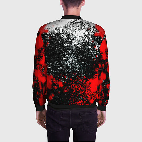 Мужской бомбер UMBRELLA CORP / 3D-Черный – фото 4