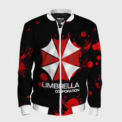 Бомбер мужской UMBRELLA CORP, цвет: 3D-белый