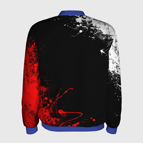 Мужской бомбер UMBRELLA CORPORATION / 3D-Синий – фото 2