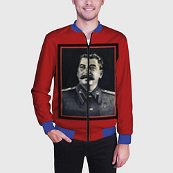 Бомбер мужской Сталин, цвет: 3D-синий — фото 2