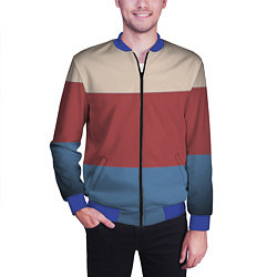Бомбер мужской Куртка Отиса, цвет: 3D-синий — фото 2