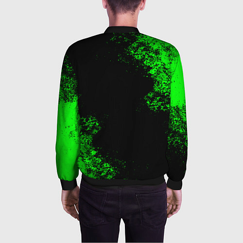 Мужской бомбер MINECRAFT / 3D-Черный – фото 4