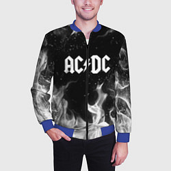 Бомбер мужской AC DC, цвет: 3D-синий — фото 2