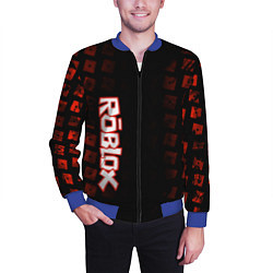 Бомбер мужской Roblox, цвет: 3D-синий — фото 2