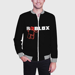 Бомбер мужской Роблокс Roblox, цвет: 3D-меланж — фото 2