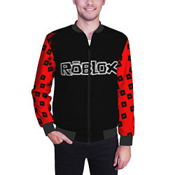 Бомбер мужской Roblox, цвет: 3D-черный — фото 2