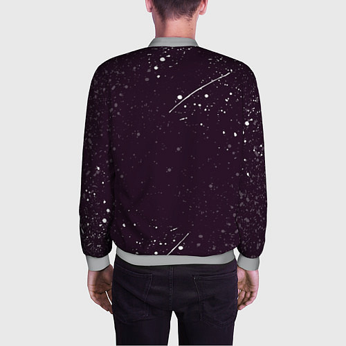 Мужской бомбер PYROKINESIS / 3D-Меланж – фото 4