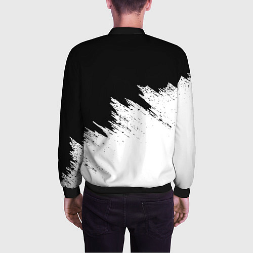Мужской бомбер NISSAN / 3D-Черный – фото 4