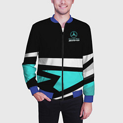 Бомбер мужской Mercedes-AMG, цвет: 3D-синий — фото 2