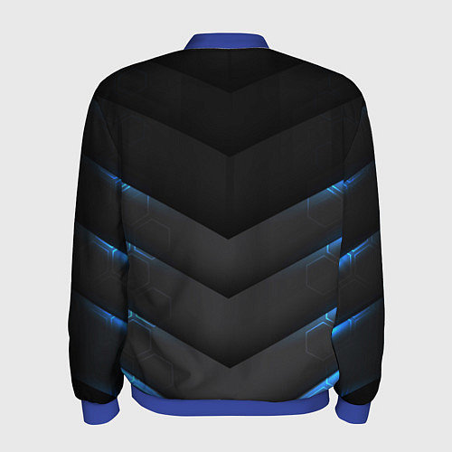 Мужской бомбер Mercedes-AMG / 3D-Синий – фото 2