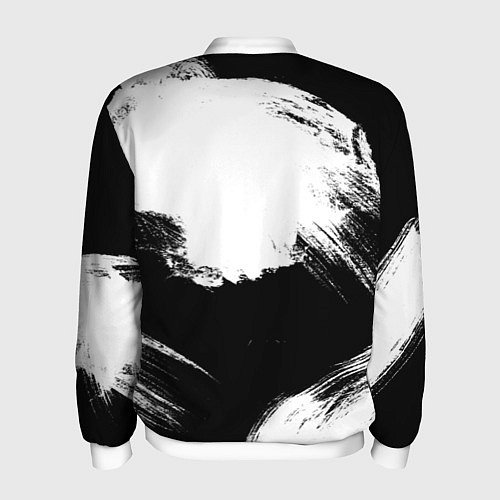 Мужской бомбер Iron Maiden / 3D-Белый – фото 2