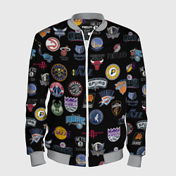 Мужской бомбер NBA Pattern