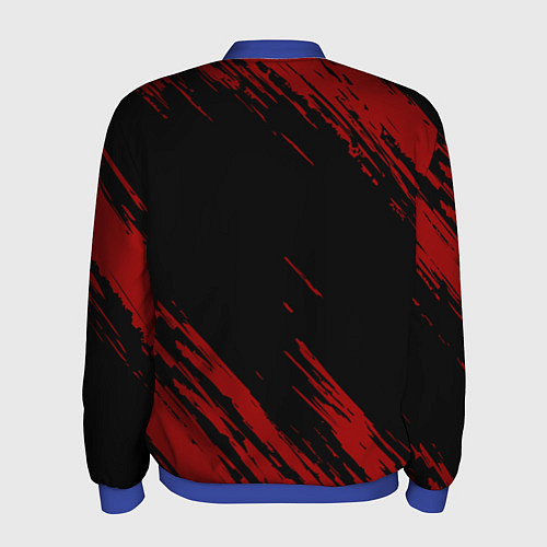 Мужской бомбер Стальной алхимик / 3D-Синий – фото 2