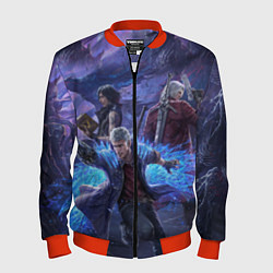 Бомбер мужской DEVIL MAY CRY, цвет: 3D-красный