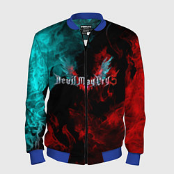Бомбер мужской DEVIL MAY CRY, цвет: 3D-синий