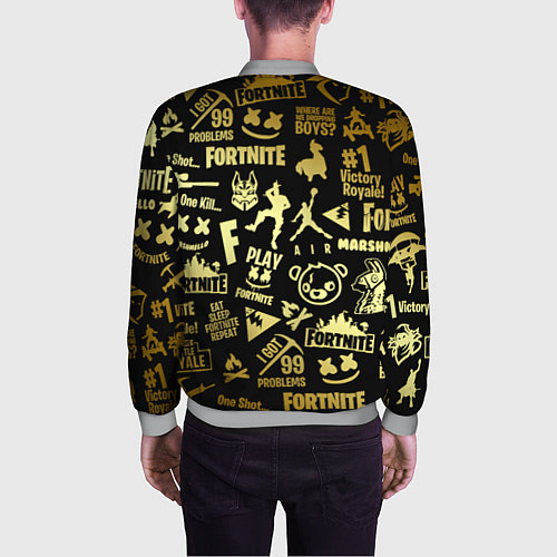 Мужской бомбер FORTNITE / 3D-Меланж – фото 4