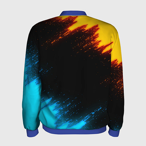 Мужской бомбер PORTAL / 3D-Синий – фото 2