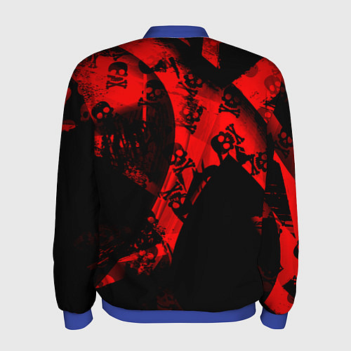 Мужской бомбер Bungou Stray Dogs / 3D-Синий – фото 2