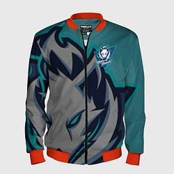Мужской бомбер Форма White wolves