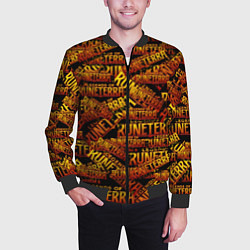 Бомбер мужской Legends of Runeterra, цвет: 3D-черный — фото 2