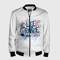Бомбер мужской LIFE IS STRANGE, цвет: 3D-черный