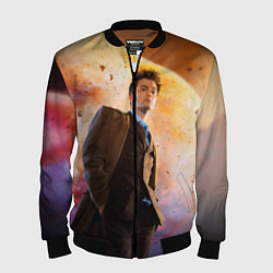 Бомбер мужской DOCTOR WHO, цвет: 3D-черный