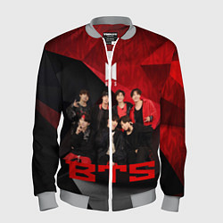 Бомбер мужской BTS, цвет: 3D-меланж