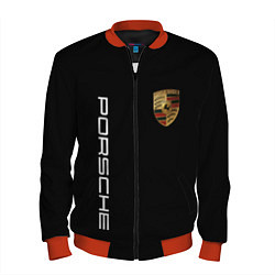 Бомбер мужской PORSCHE, цвет: 3D-красный