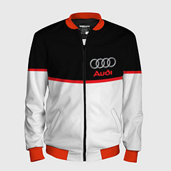 Бомбер мужской AUDI SPORT, цвет: 3D-красный
