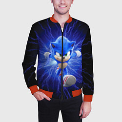 Бомбер мужской SONIC, цвет: 3D-красный — фото 2