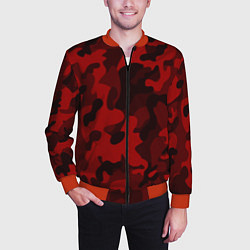 Бомбер мужской RED MILITARY, цвет: 3D-красный — фото 2