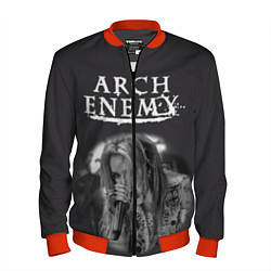 Бомбер мужской Arch Enemy 79, цвет: 3D-красный