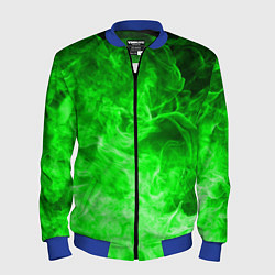 Мужской бомбер ОГОНЬ GREEN NEON