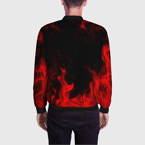 Мужской бомбер THE OFFSPRING / 3D-Черный – фото 4