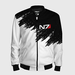 Бомбер мужской MASS EFFECT N7, цвет: 3D-черный