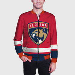 Бомбер мужской Флорида Пантерз, цвет: 3D-красный — фото 2