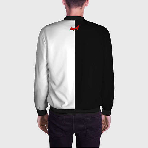 Мужской бомбер Monokuma / 3D-Черный – фото 4