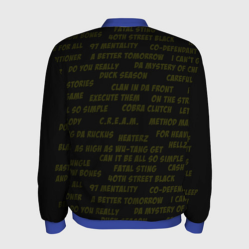 Мужской бомбер WU-TANG CLAN / 3D-Синий – фото 2