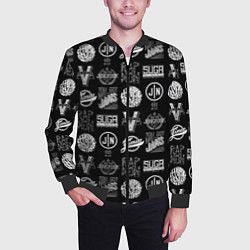 Бомбер мужской BTS, цвет: 3D-черный — фото 2