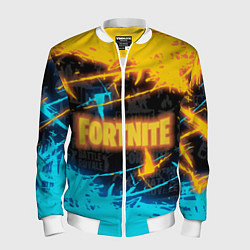 Бомбер мужской FORTNITE, цвет: 3D-белый