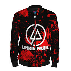 Бомбер мужской Linkin Park, цвет: 3D-черный