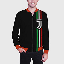 Бомбер мужской JUVENTUS, цвет: 3D-красный — фото 2