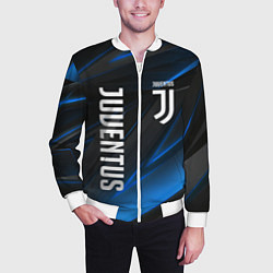 Бомбер мужской JUVENTUS, цвет: 3D-белый — фото 2