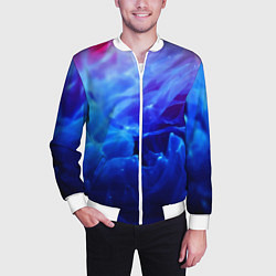 Бомбер мужской Fire, цвет: 3D-белый — фото 2