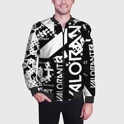 Бомбер мужской Valorant, цвет: 3D-черный — фото 2