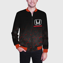 Бомбер мужской HONDA, цвет: 3D-красный — фото 2