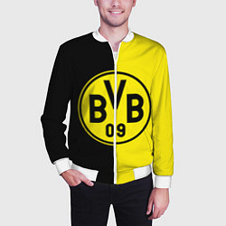 Бомбер мужской BORUSSIA, цвет: 3D-белый — фото 2